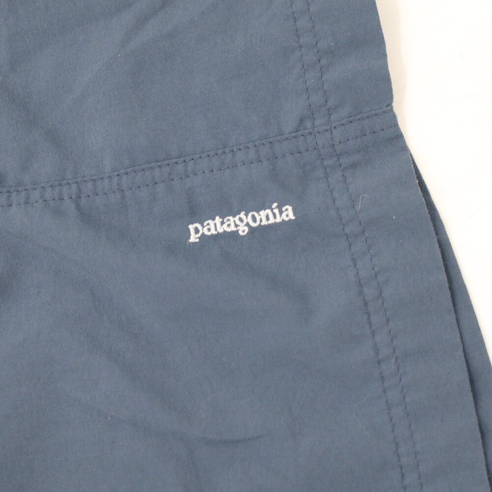 patagonia shorts men's Small 8" blue drawstring lined nylon blend mesh lined - Picture 8 of 12